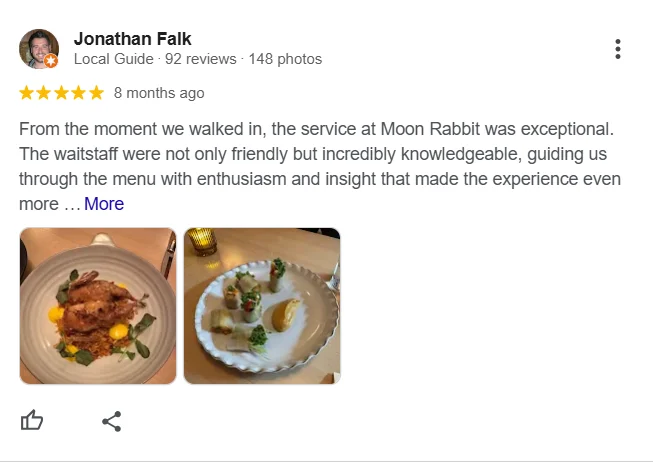 The "Fine Dining Excellence" Review