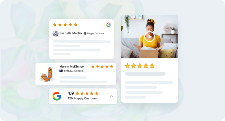 Display Product Reviews