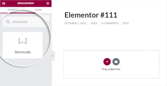 Embed the HTML in Elementor 