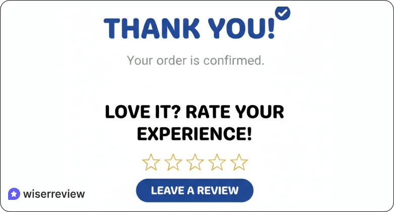 Following a thank-you or confirmation message