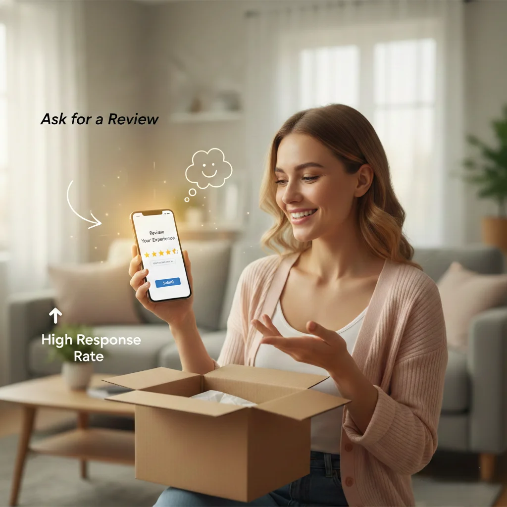 1. Immediately after a positive experience