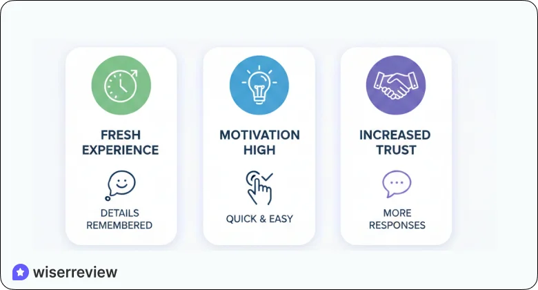 Why timing affects review response rates