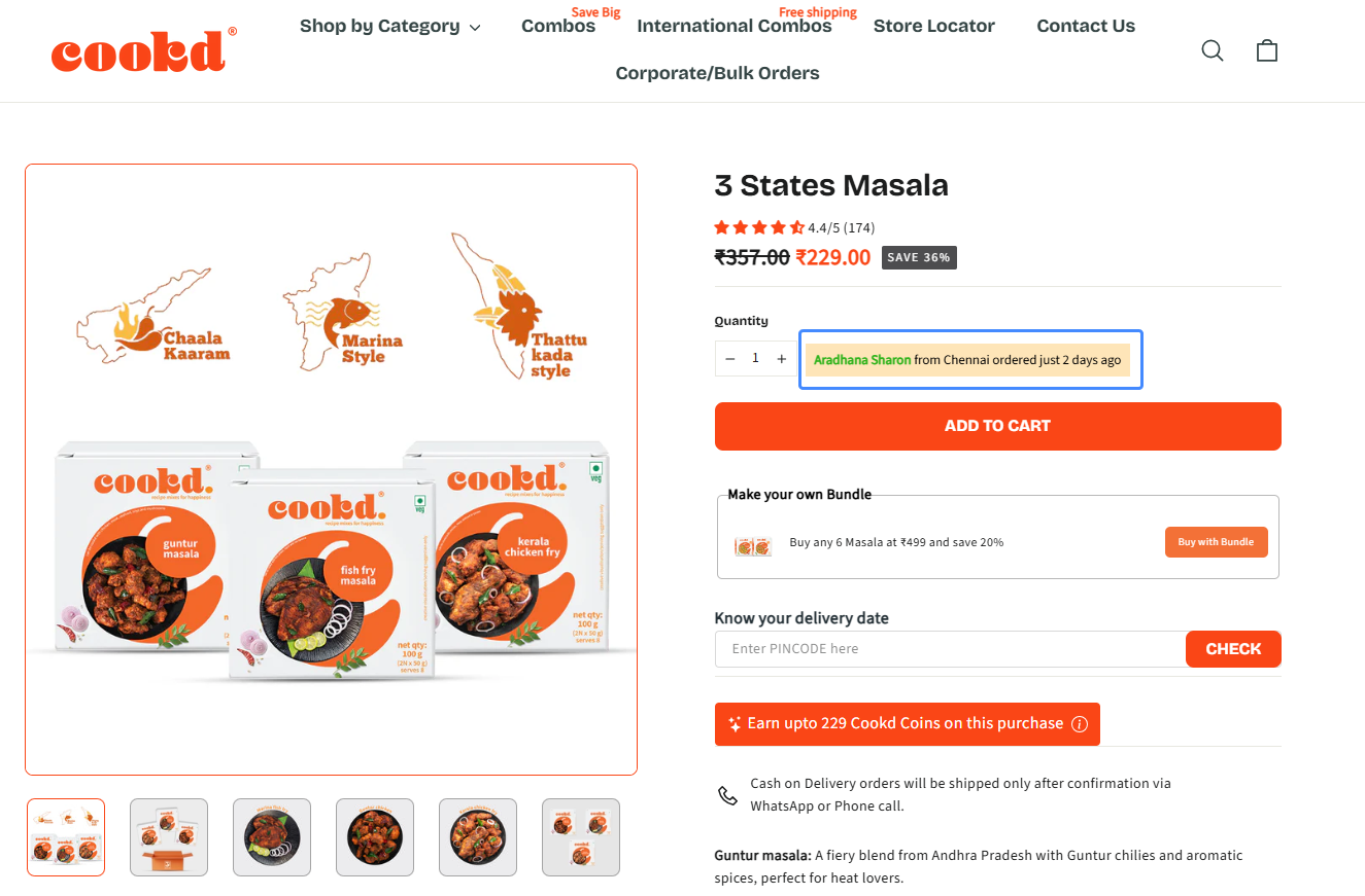 Live Order Notifications – Cookd